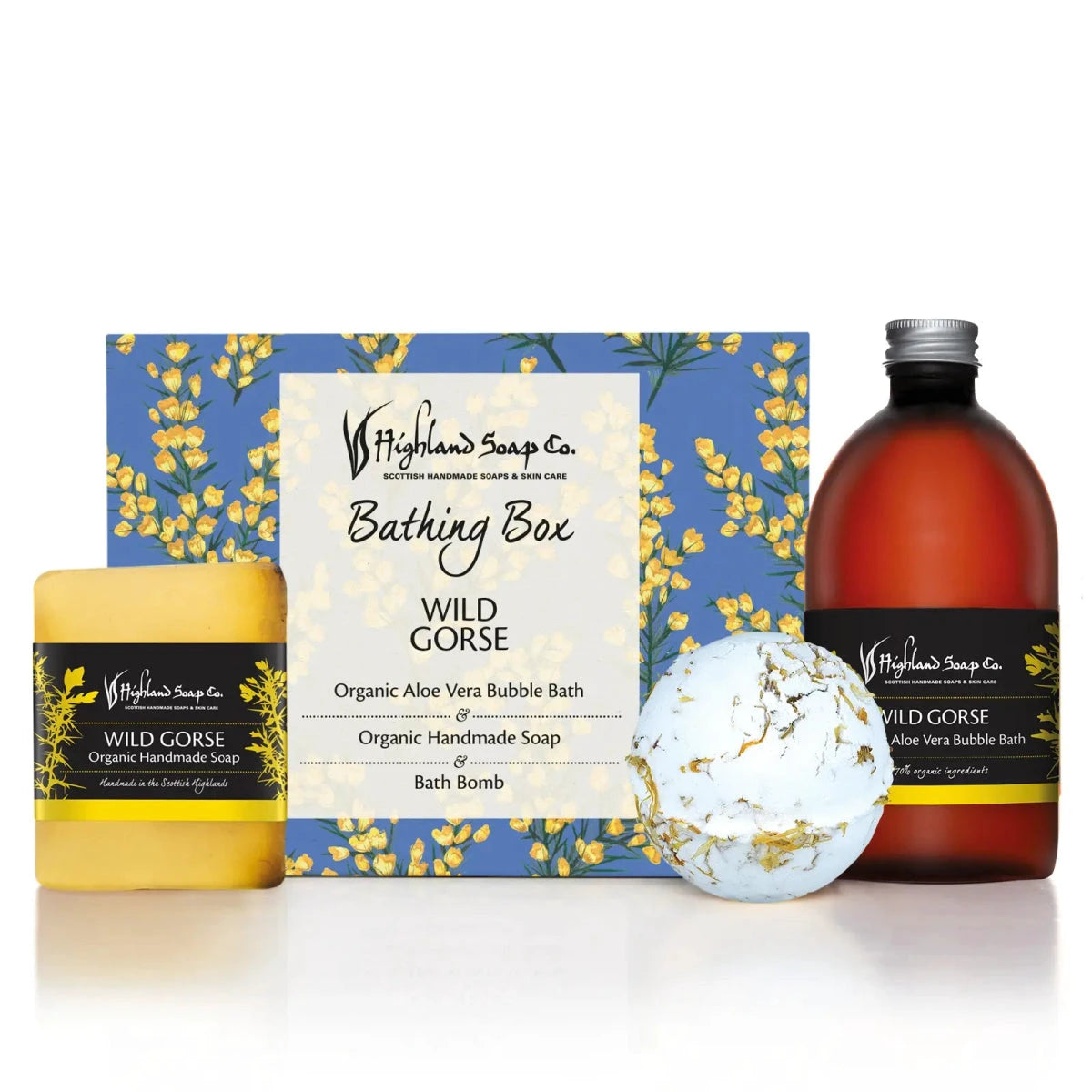 Wild Gorse – Zwoel & Zoet - Luxe Badset – Badschuim, Biologische Zeep & Badbruisbal by MoodCompanyNL