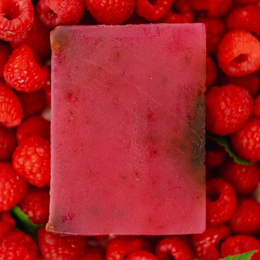 Wild Scottish Raspberry – Fruitig & Zoet - Biologische Glycerine Zeep 150g by MoodCompanyNL