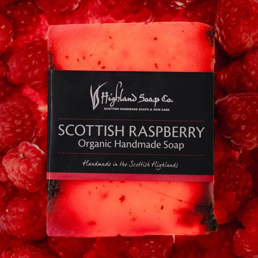 MoodCompanyNL - Wild Scottish Raspberry – Fruitig & Zoet - Biologische Glycerine Zeep 150g - 5060188000778