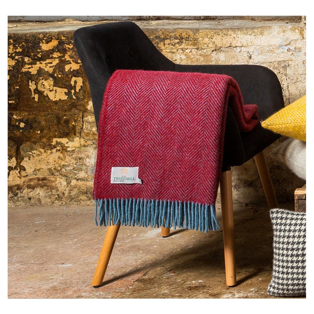 Plaids Rood-, roze- en warme kleuren – Romantisch voor Gezellige en Warme Interieurs - MoodCompanyNL