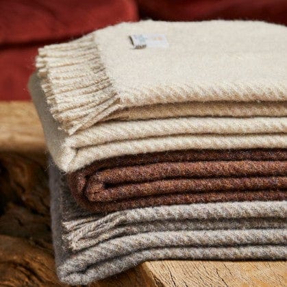 Plaids van gerecycled wol - Mood Company