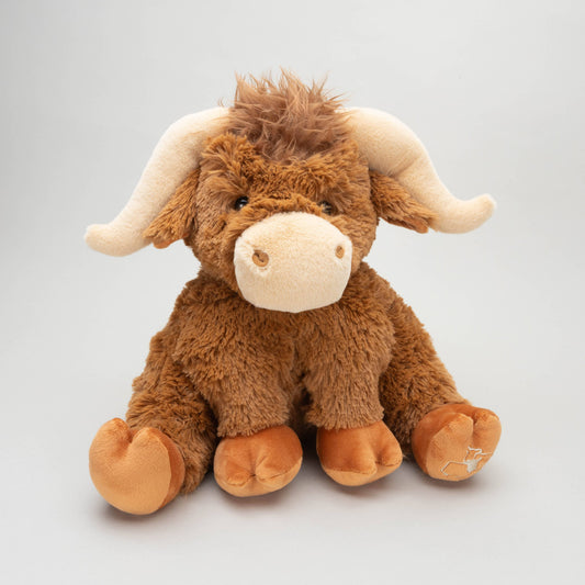 Knuffel Schotse Hooglander Bruin - 30 cm - Zacht Pluche - Jomanda