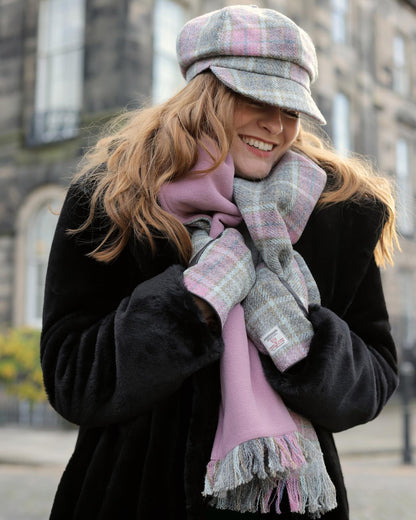 Sac de bowling mini Kilbride Rose Doux Buchanan - 17x20x11 - Harris Tweed - Glen Appin of Scotland