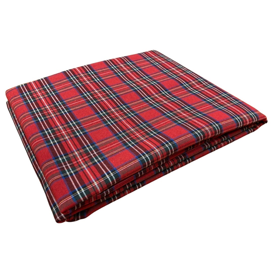 Tartan Tablecloth Windsor Red - Cotton/Polyester - Bamar