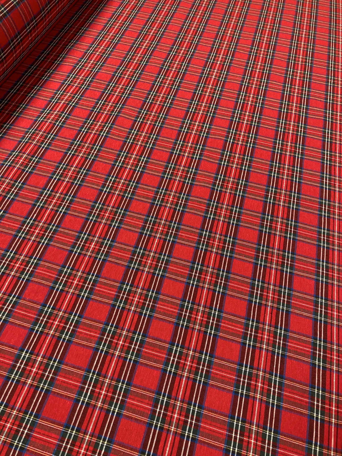 Tartan Tablecloth Windsor Red - Cotton/Polyester - Bamar