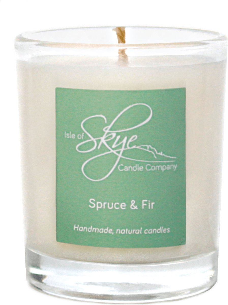 Sojawaskaars Den en Spar - Mini - Handgemaakt - 20 uur - Isle of Skye Candle Company