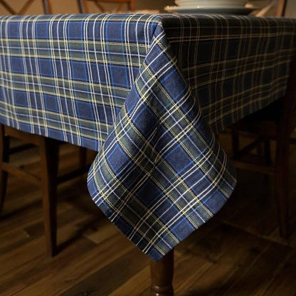 Nappe Tartan Windsor Bleu - Coton/Polyester - Bamar