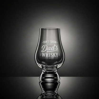 Whiskyglas - Don't touch dad's whisky - Glencairn Crystal Scotland by Mood Company