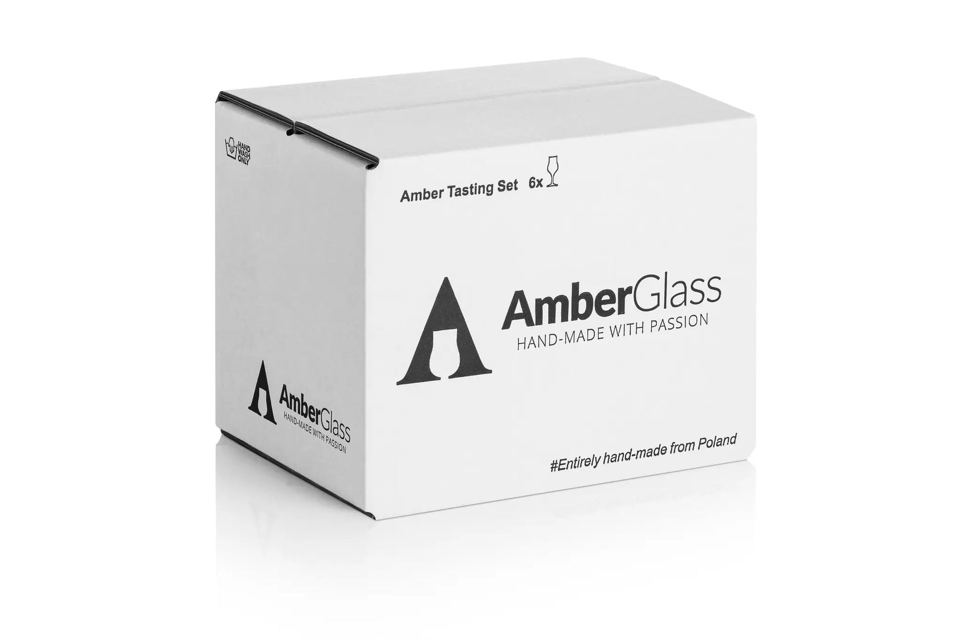 Whiskyglas Amber Tasting Set – 6 stuks in groothandelsverpakking - Amber Glass by Mood Company