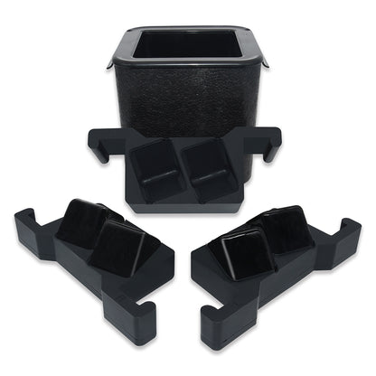 Professionele Crystal Clear IJsblokjesvorm - 4 Heldere IJsblokjes 4,5 x 4,5 cm voor Whisky & Cocktails - Mood4Whisky