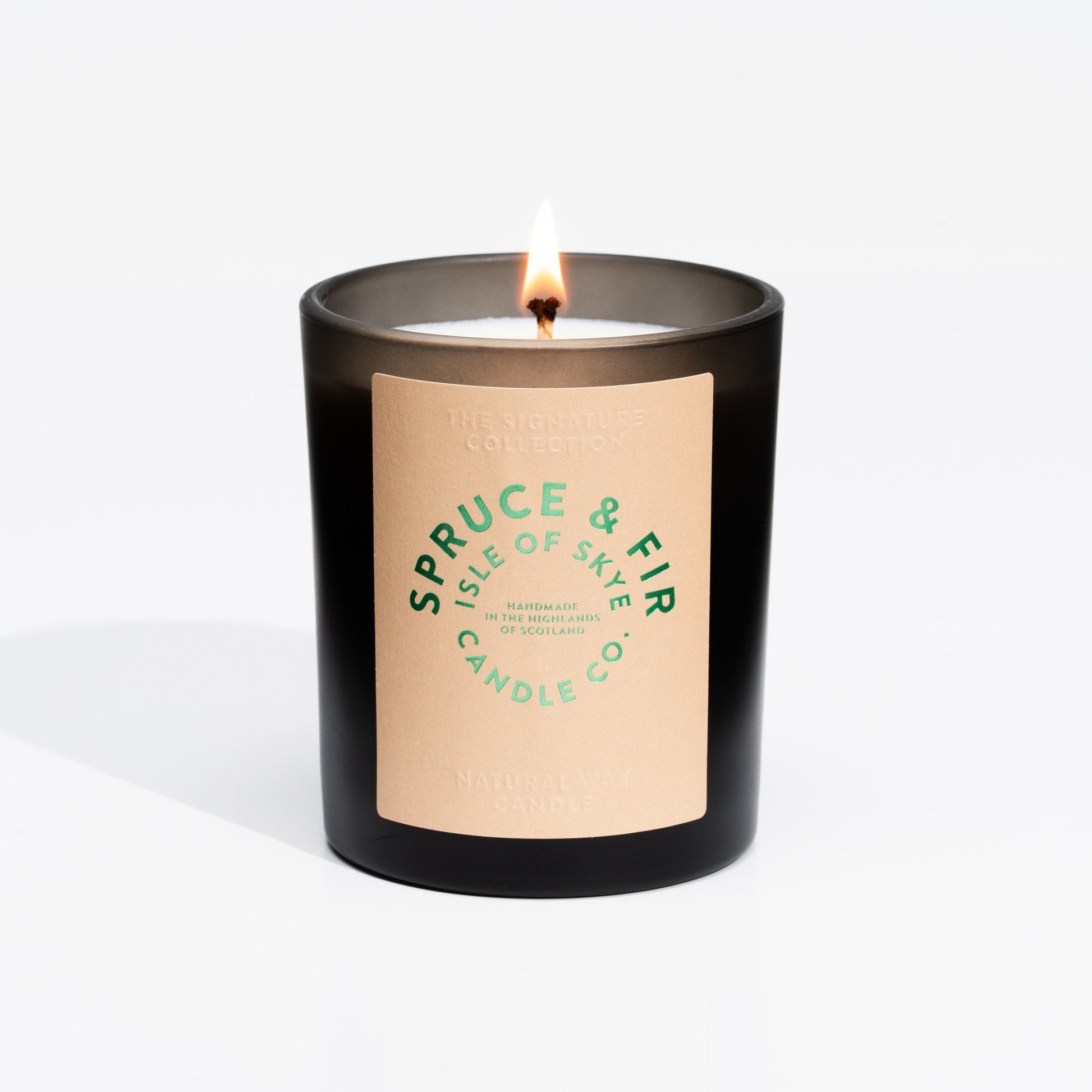 Sojawaskaars Spruce & Fir Black Tumbler - Isle of Skye Candle Company