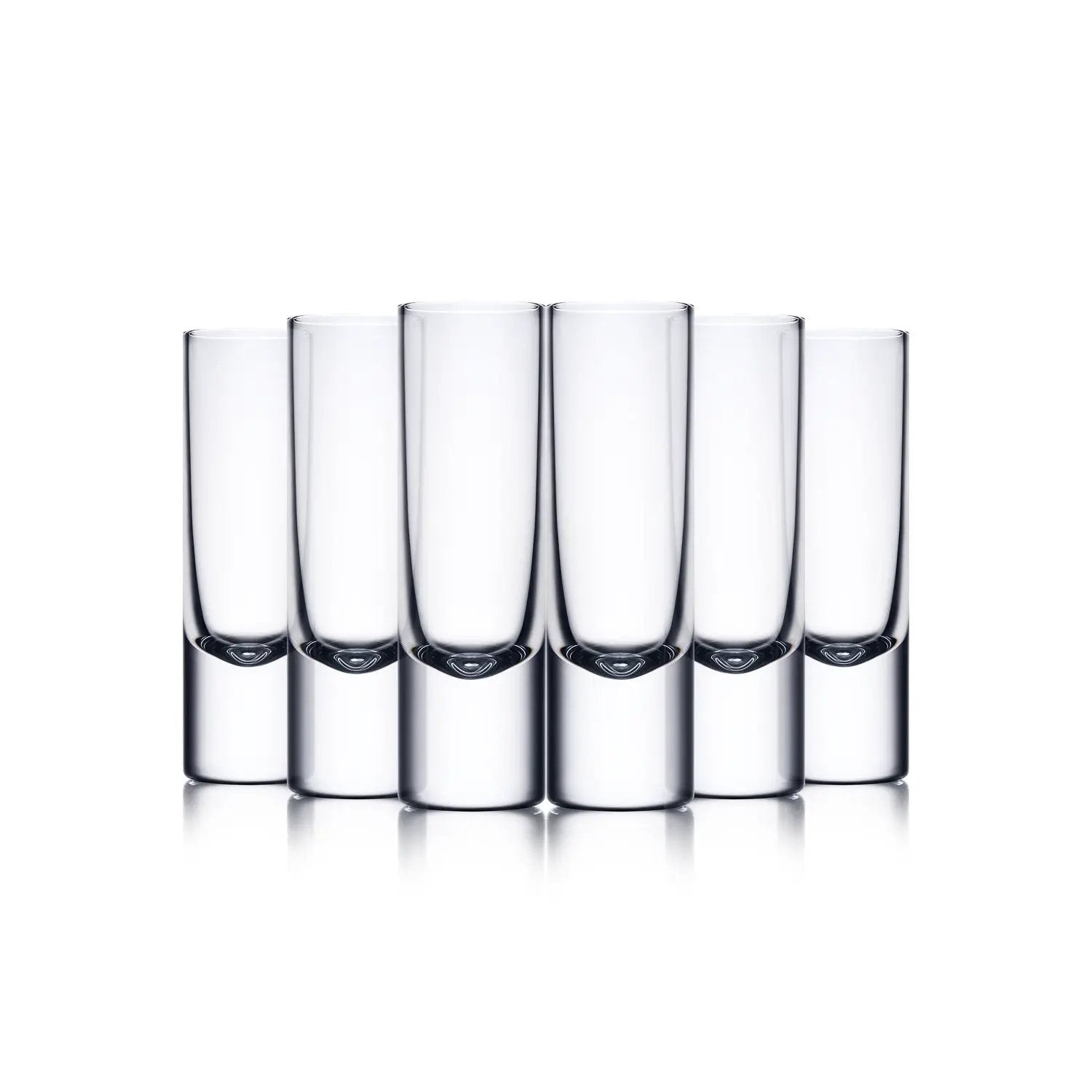 Vodka & Whisky Tasting Glas V100 - 6 stuks - 40 ml – handgemaakt – Amber Glass by Mood Company