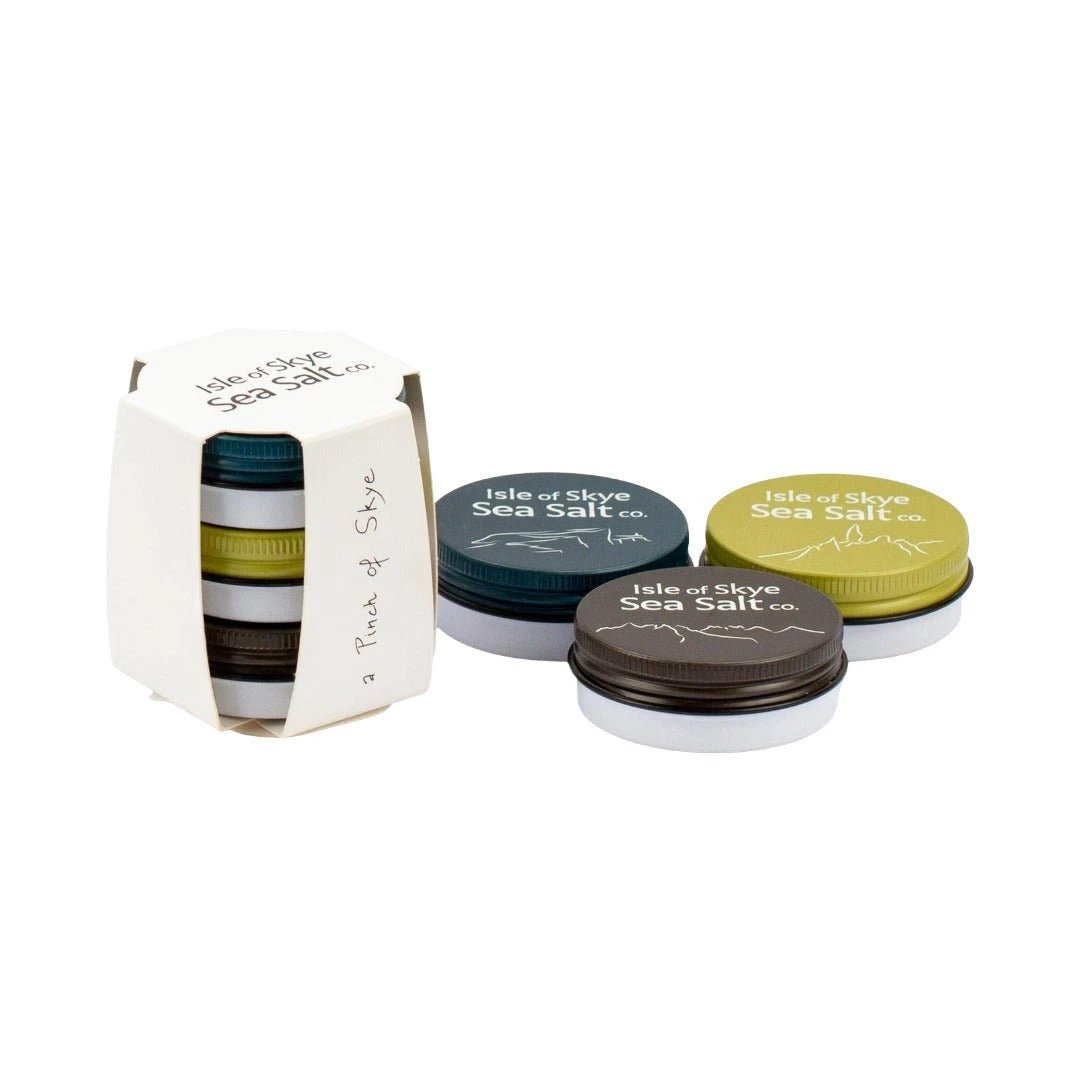 A Pinch of Skye – Luxe Cadeauset met 3 x 25g Schots Zeezout by MoodCompanyNL