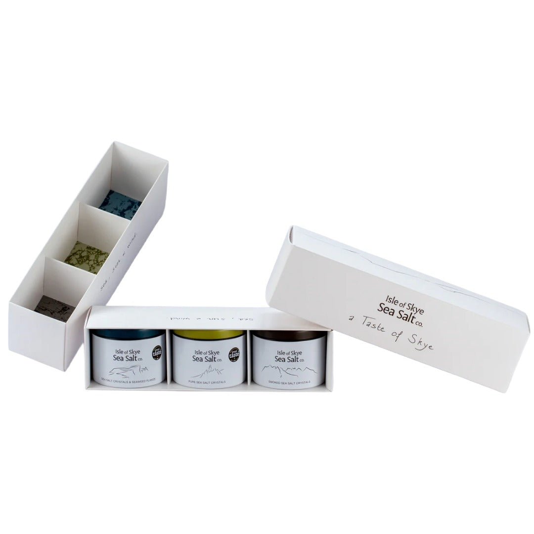 MoodCompanyNL - A Taste of Skye – Luxe Cadeauset met 3 x 120g Schots Zeezout - 5060370000128