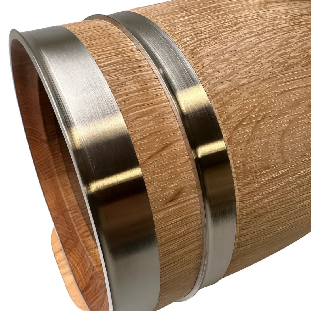 MoodCompanyNL - American Oak Cask Classic 3 L – Exquisiet mini‑whiskyvat met glazen vensters - 6151217165175