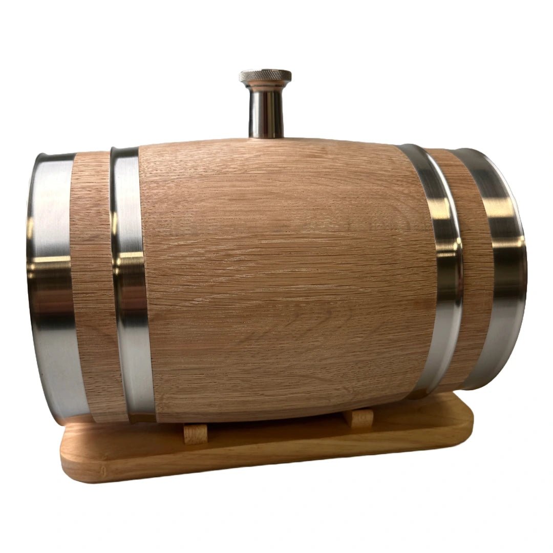 MoodCompanyNL - American Oak Cask Classic 3 L – Exquisiet mini‑whiskyvat met glazen vensters - 6151217165175