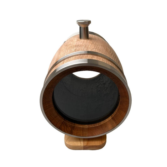 MoodCompanyNL - American Oak Cask Classic 3 L – Exquisiet mini‑whiskyvat met glazen vensters - 6151217165175