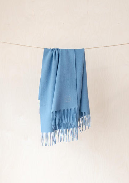 MoodCompanyNL - Babydekentje Blauw - 75x110 - Lamswol - TBCo Scotland - 5055603551133