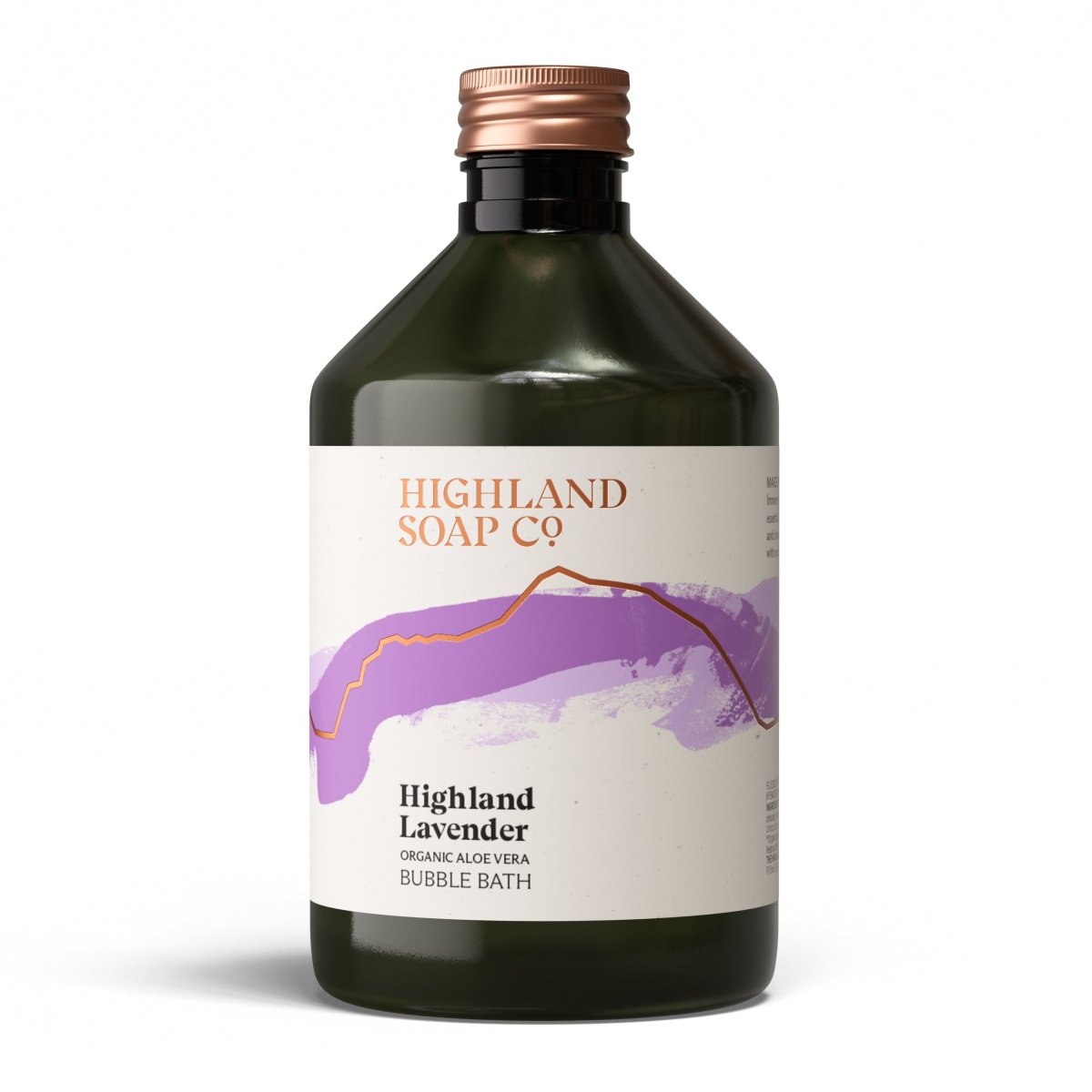 Mood Company - Biologisch Badschuim 500ml - Highland Lavender - Highland Soap Company - 