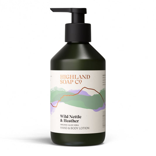 Mood Company - Biologische Hand- & Bodylotion 300ml - Wild Nettle & Heather - Highland Soap Company - 