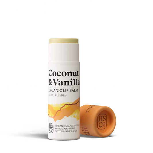 Mood Company - Biologische Lippenbalsem 12ml - Coconut & Vanille - Highland Soap Company - 