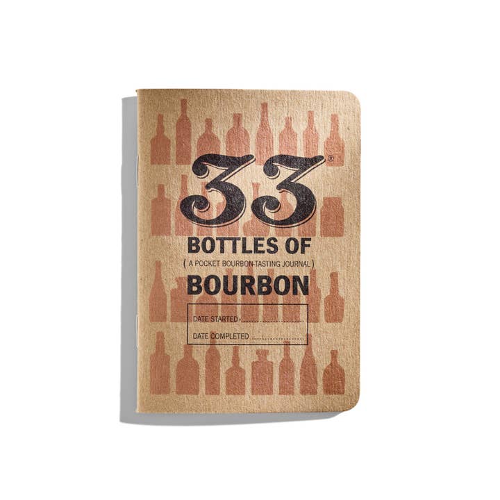 MoodCompanyNL - Bourbon Whisky Registratieboekje - Whiskydagboek - 33 Books USA - 689466940060
