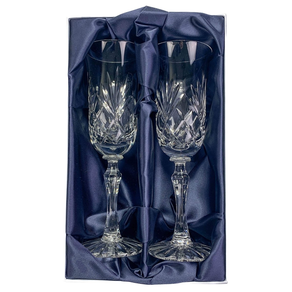 MoodCompanyNL - Champagneglazen Skye 2 stuks - Geschenkverpakking - Loodkristal - Glencairn Crystal Scotland - 5060025555416