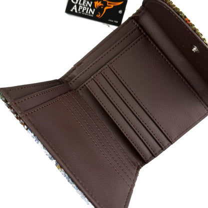 Dames Portemonnee Jura Multi Color - Harris Tweed - Glen Appin of Scotland by MoodCompanyNL