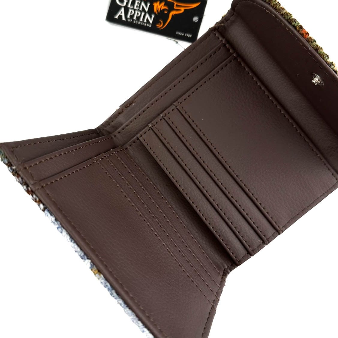 MoodCompanyNL - Dames Portemonnee Jura Tartan MacLeod - Harris Tweed - Glen Appin of Scotland - 6151208689659