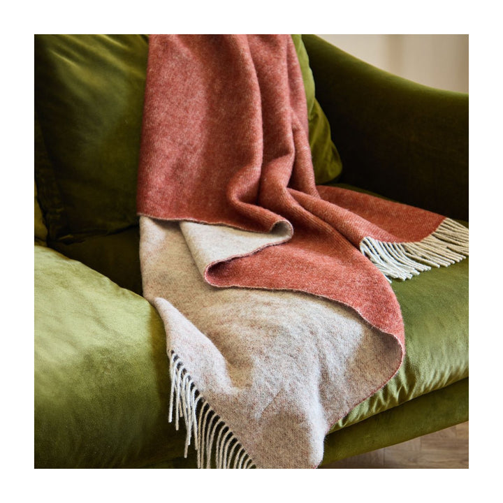 Plaid Dartmoor Ketchup - 150x183 - Nieuw Wol - Tweedmill UK