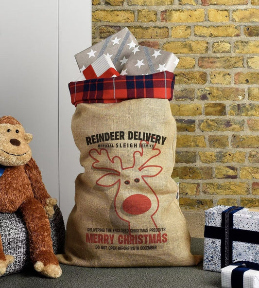 MoodCompanyNL - Exclusieve Kerstzak Rudolph met Tartan band - 6095641831872