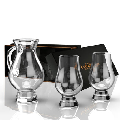 MoodCompanyNL - Geschenkset Waterkaraf en 2 Whiskyglazen - Geschenkverpakking - Glencairn Crystal Scotland - 8845130002650