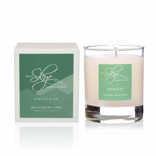 MoodCompanyNL - Geurkaars Den en Spar Small - 30 uur - Sojawas - Isle of Skye Candle - 5060346381718
