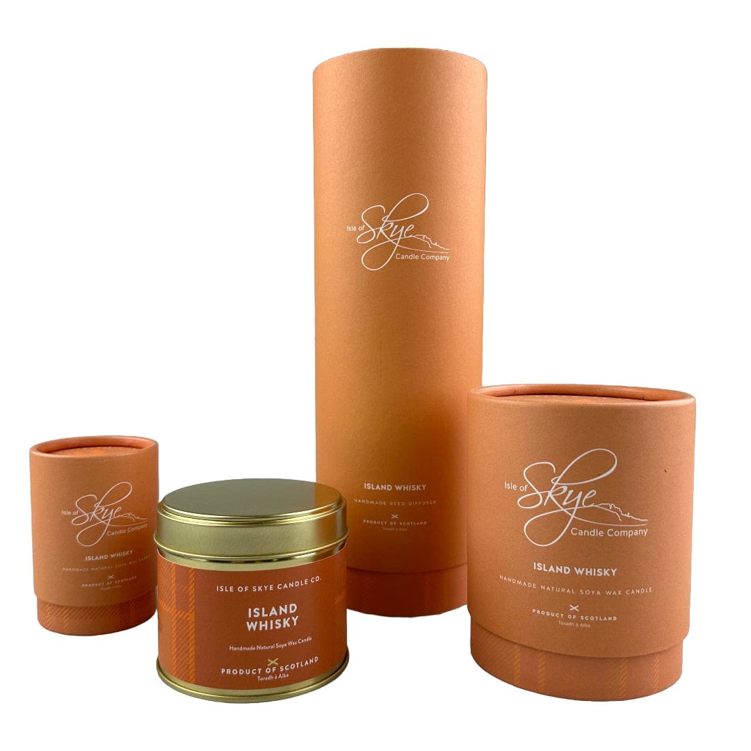 MoodCompanyNL - Geurkaars Island Whisky Blikje - 45 uur - Sojawas - Isle of Skye Candle - 5060346382692