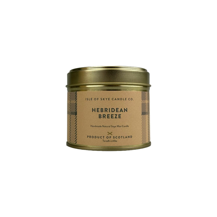 MoodCompanyNL - Geurkaars Scottish Hebridean Breeze Blikje - 45 uur - Sojawas - Isle of Skye Candle - 6151208629655