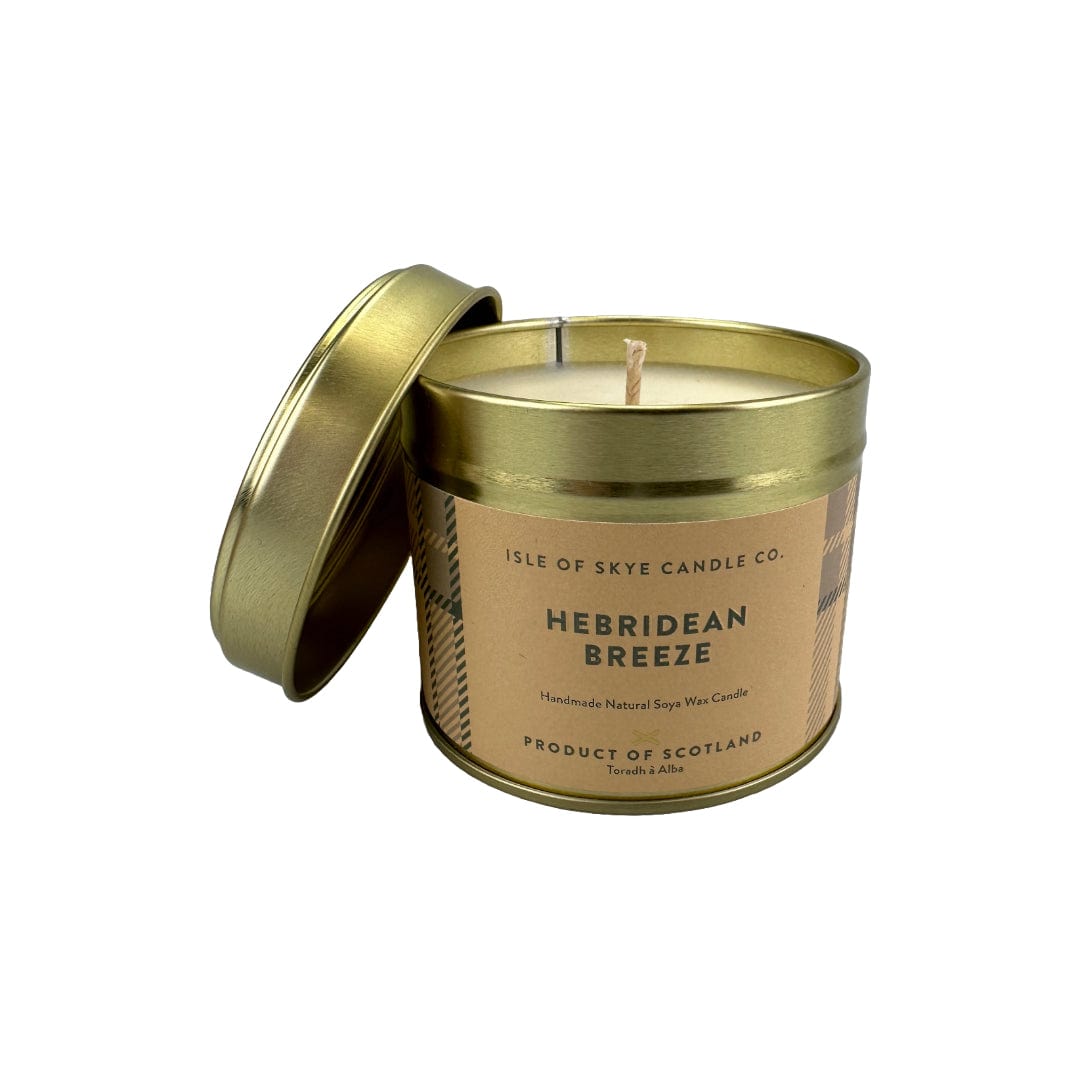 MoodCompanyNL - Geurkaars Scottish Hebridean Breeze Blikje - 45 uur - Sojawas - Isle of Skye Candle - 6151208629655