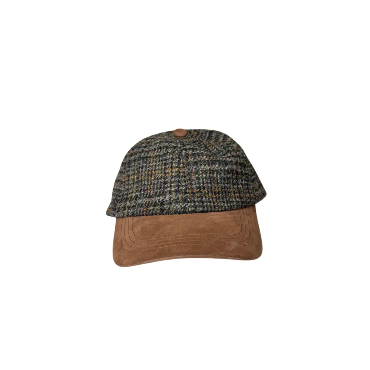 Mood Company - Harris Tweed Baseball Cap – Suède Klep – Verstelbaar – Tweedmill UK - 6151219831856