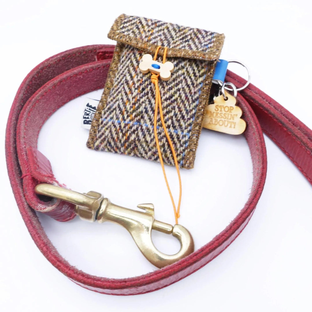 MoodCompanyNL - Harris Tweed Houder voor hondenpoep zakjes Hamish - 6095652753767