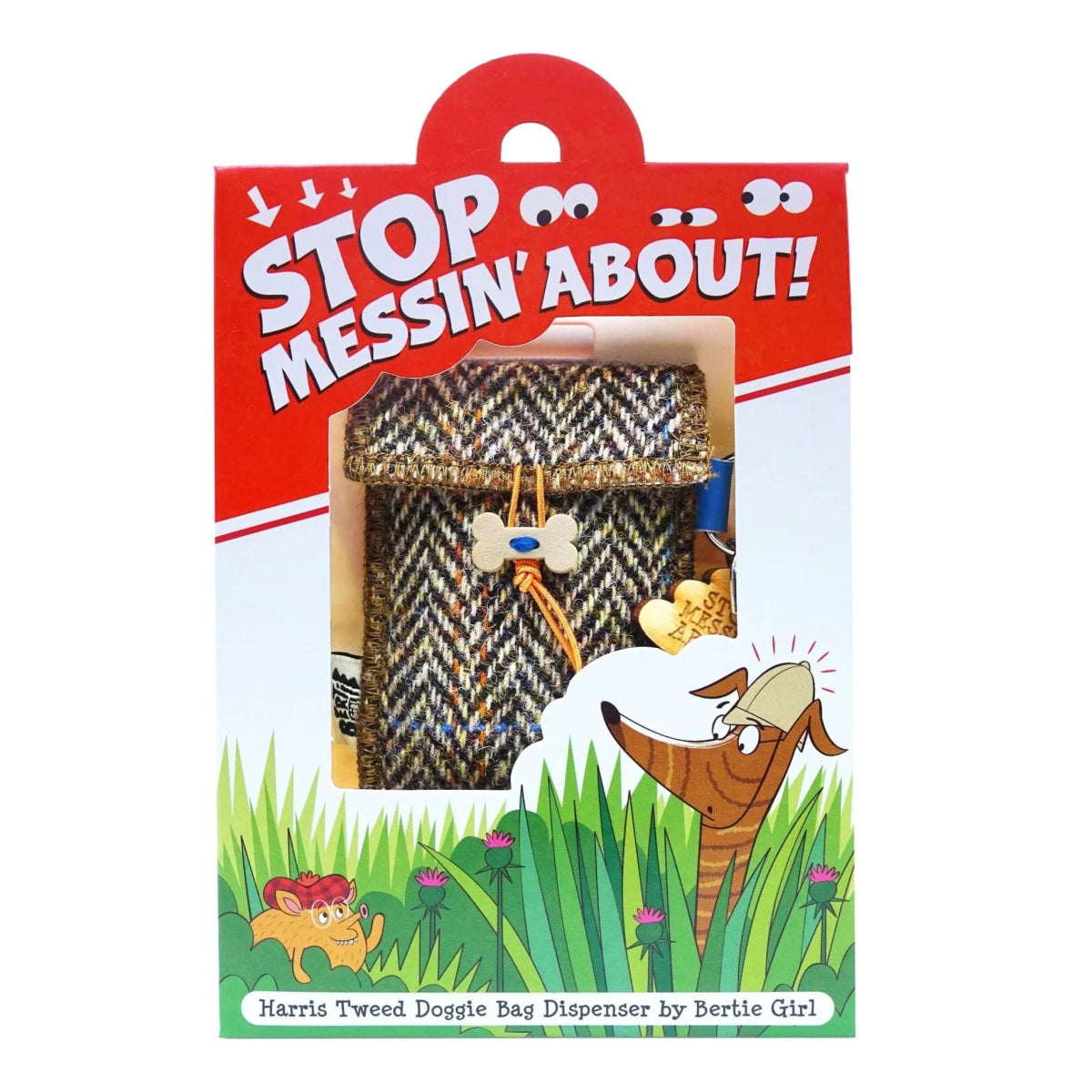 MoodCompanyNL - Harris Tweed Houder voor hondenpoep zakjes Hamish - 6095652753767