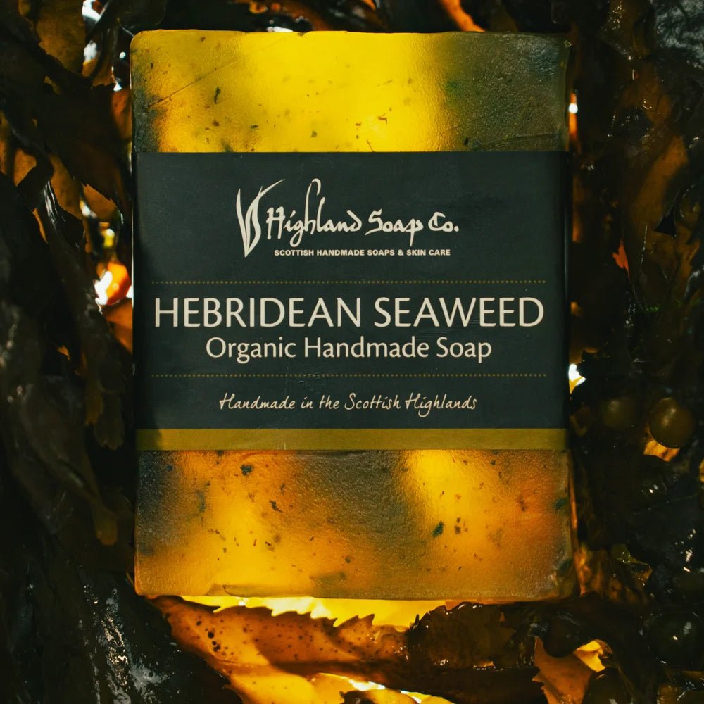 MoodCompanyNL - Hebridean Seaweed – Fris & Zilt - Biologische Glycerine Zeep 150g - 5060188000037