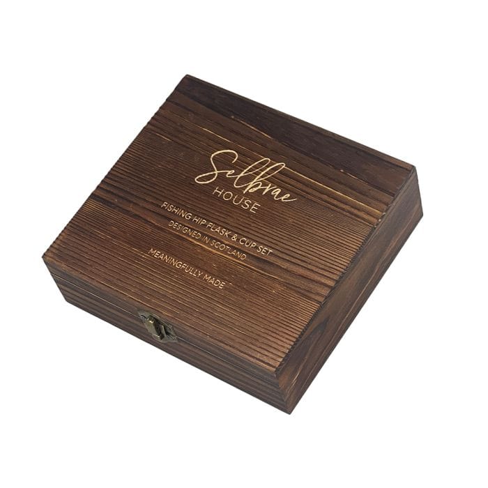 Mood Company - Heupfles Sportvissen - Luxe Set - RVS - Gegraveerd - Selbraehouse Scotland - 5060949556698