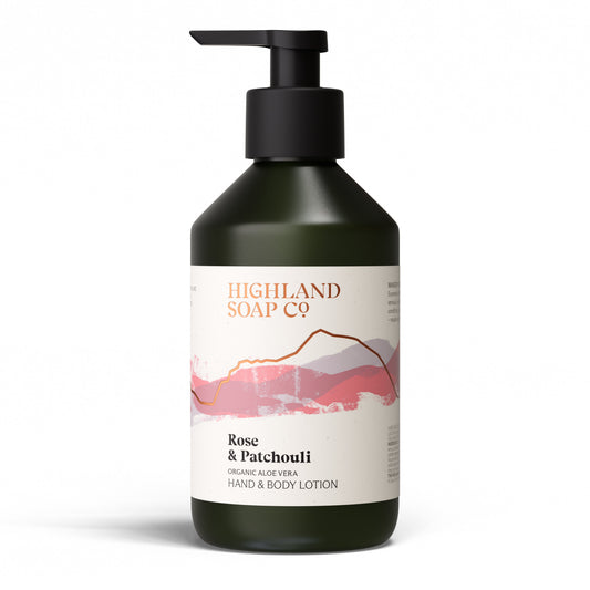 Rose & Patchouli Hand- & Bodylotion 300ml - nieuwe verpakking