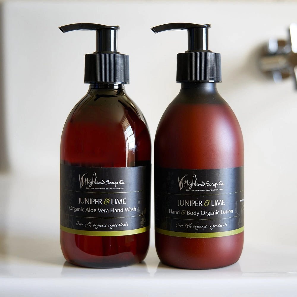 MoodCompanyNL - Juniper & Lime – Houtachtig & Fris - Biologische Hand - & Bodylotion 300ml - 5060614510291