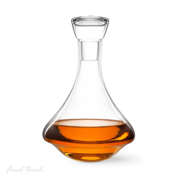 Karaf Roterend - 750ml - Loodvrij kristal - Final Touch by Mood4whisky
