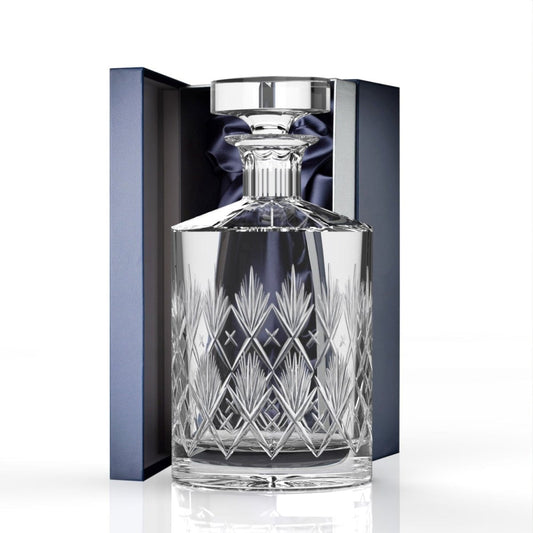 MoodCompanyNL - Karaf SKYE OVAL - Loodkristal - 750 ml - Geschenkverpakking - Glencairn Crystal Scotland - 5060025555287