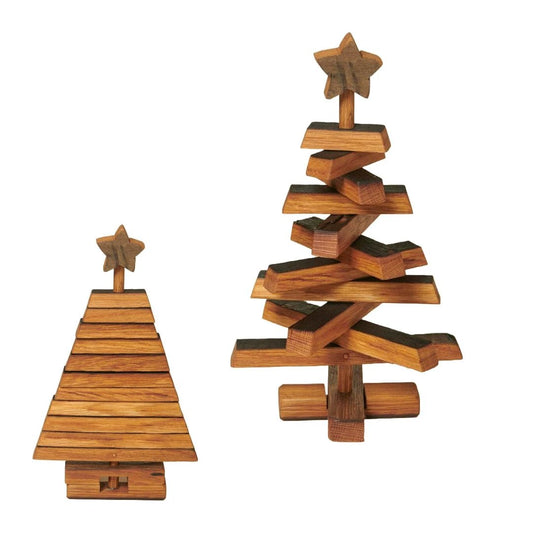 Kerstboom Small van oude whiskyvaten - 41 x 24 cm - Handgemaakt - Darach Scotland by MoodCompanyNL