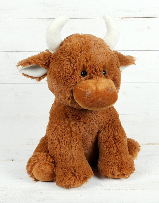 Mood Company - Knuffel Schotse Hooglander XL Bruin - 60 cm - Premium Pluche - Jomanda - 669168344601