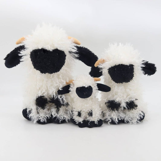 Mood Company - Knuffel Walliser Zwartneusschaap - 23 cm - Zacht Pluche - Jomanda - 669168344694