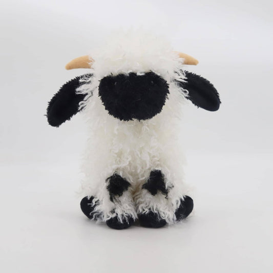 Mood Company - Knuffel Walliser Zwartneusschaap Mini - 12 cm - Zacht Pluche - Jomanda - 669168344670