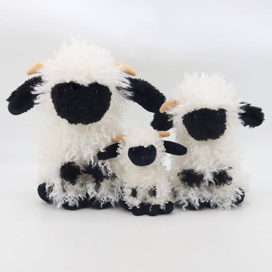 Mood Company - Knuffel Walliser Zwartneusschaap Mini - 12 cm - Zacht Pluche - Jomanda - 669168344670
